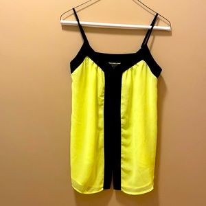 PJK Pattern of Kincaid Neon Yellow/Black Blouse